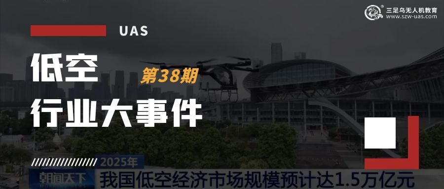 低空行业大事件丨我国低空经济迎爆发期 规模预计破 1.5 万亿、企业超千家