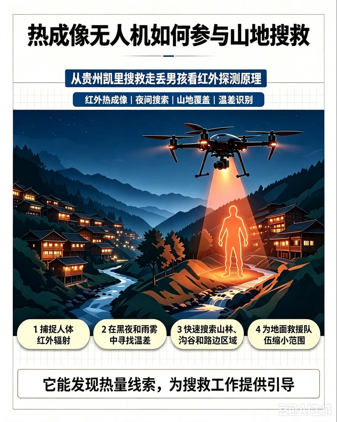 「热词破译局」凯里幼童搜救，“空中透视眼”立功